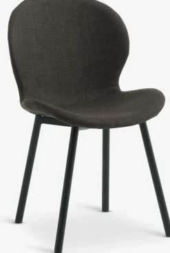 GEVNINGEChaise GEVNINGE tissu brun foncé/noir-JYSK
