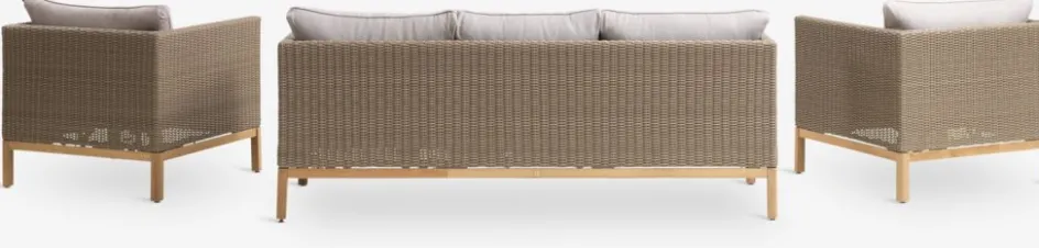 GLAMSBJERGEnsemble lounge GLAMSBJERG 5 personnes teck-JUTLANDIA Discount