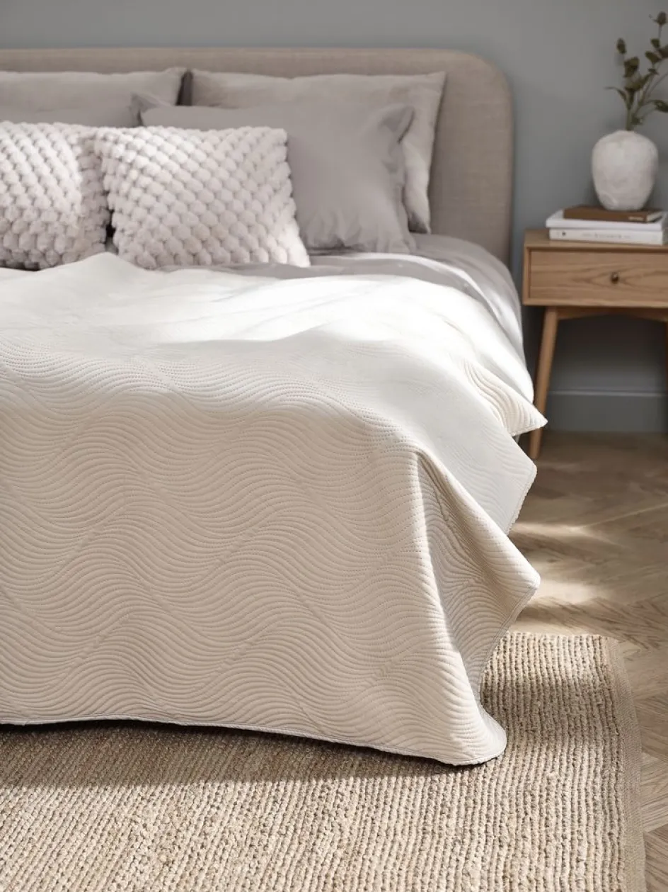 GLORIOSACouvre-lit GLORIOSA 160x220 beige-JYSK Clearance