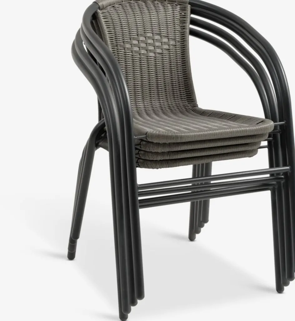 GRENAAChaise empilable GRENAA gris-JYSK Hot