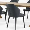 GRIBSKOV + LUNDERSKOVGRIBSKOV L230 table chêne + 4 LUNDERSKOV chaises anthracite-JYSK Discount