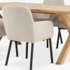 GRIBSKOV + SOTTRUPGRIBSKOV L180 table chêne naturel + 4 SOTTRUP chaises beige-JYSK Best