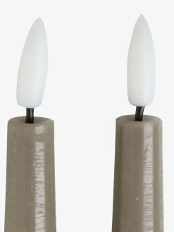GUDMUNDBougie LED GUDMUND H29cm gris 2pcs/pqt-JYSK Best