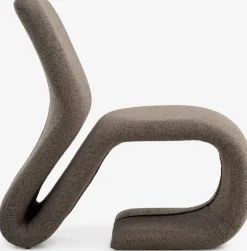 GULDBJERGFauteuil lounge GULDBJERG tissu sable foncé-JYSK Online