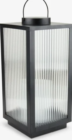 GULDSMEDLanterne GULDSMED l22xL22xH48cm a/LED noir-JYSK Best