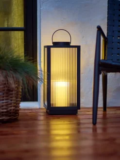 GULDSMEDLanterne GULDSMED l22xL22xH48cm a/LED noir-JYSK Best