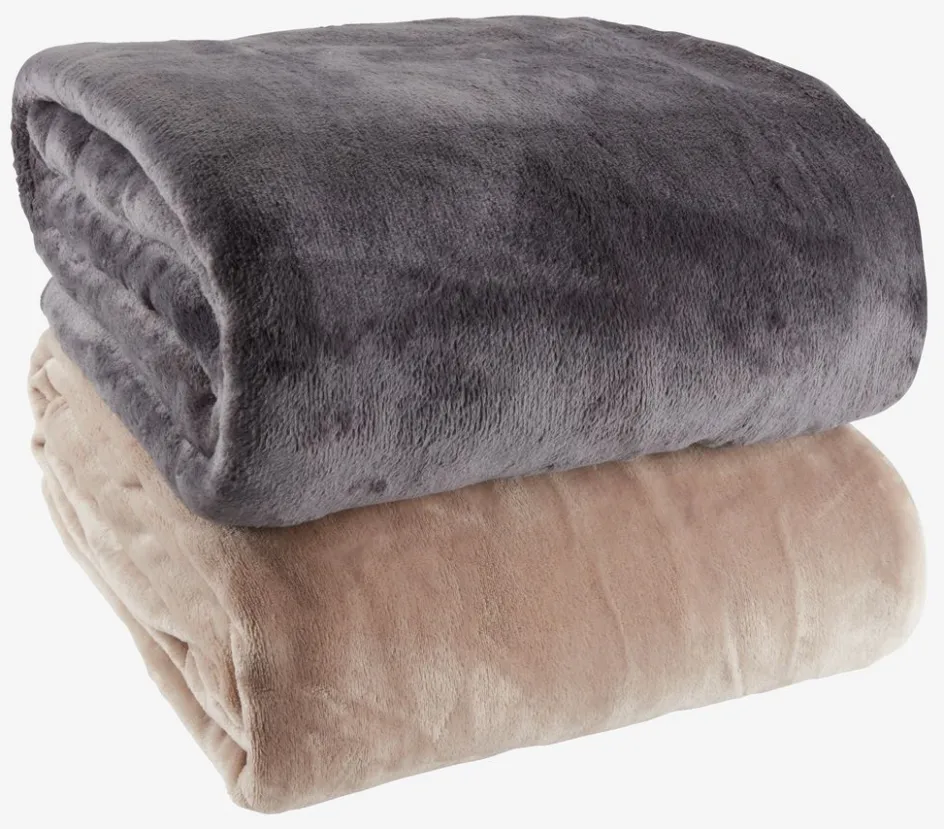 GULSKOLMPlaid polaire GULSKOLM 220x240-JYSK