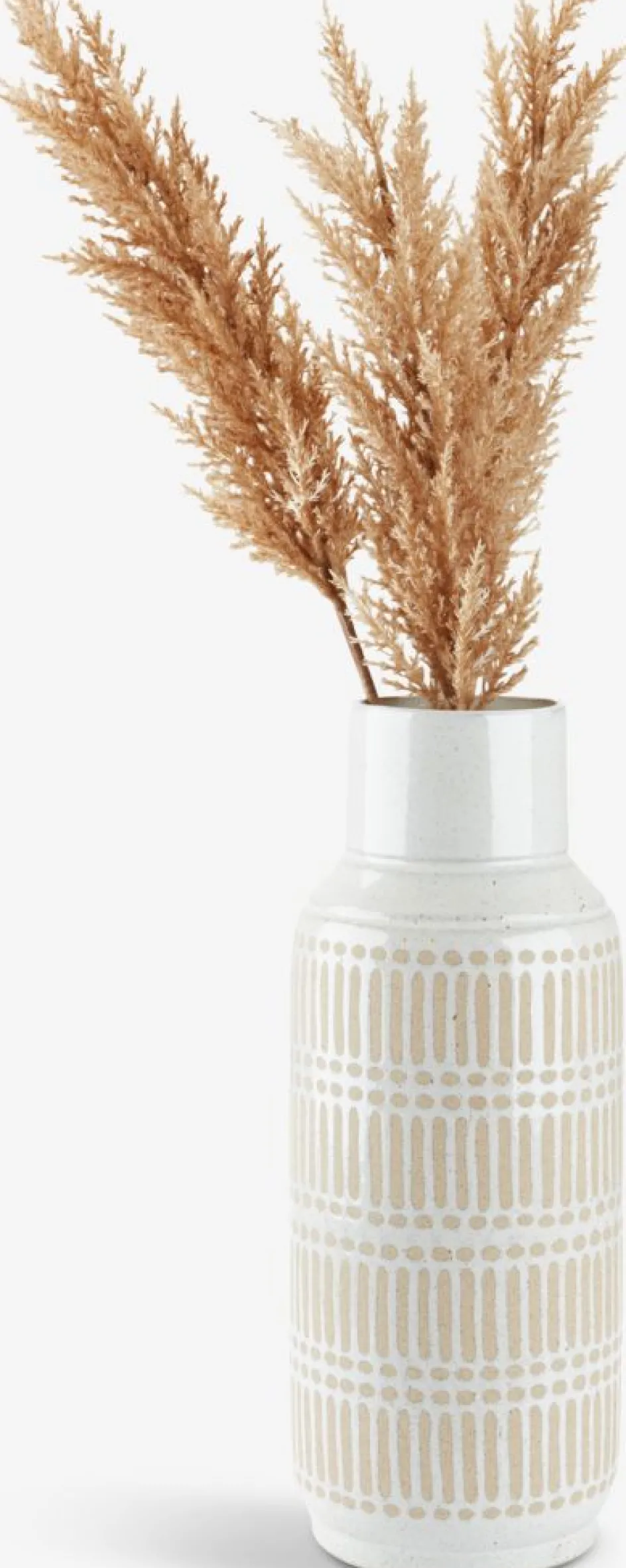 GUSTAFVase GUSTAF Ø18xH47cm blanc-JYSK Hot