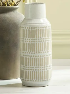 GUSTAFVase GUSTAF Ø18xH47cm blanc-JYSK Hot