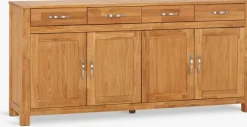 HAGEBuffet HAGE 4 portes 4 tiroirs chêne naturel-Royal Oak