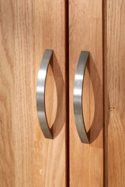 HAGECommode 2 tiroirs 2 portes HAGE chêne naturel-Royal Oak