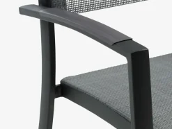 HAGEN + STRANDBYHAGEN L214 table + 4 STRANDBY chaises gris-JUTLANDIA Hot