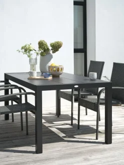 HAGENTable de jardin HAGEN l92xL160 gris-JUTLANDIA Clearance