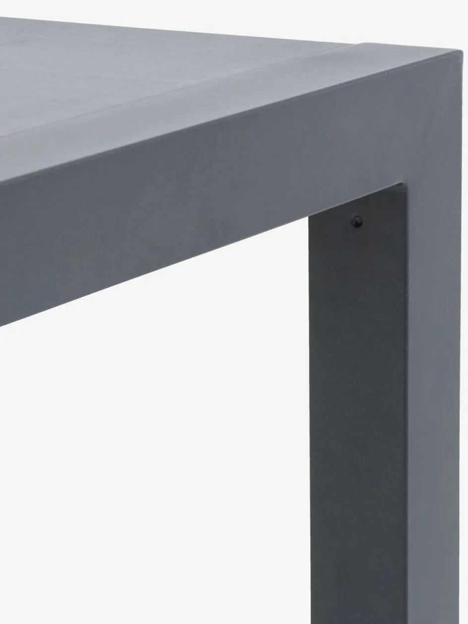 HAGENTable de jardin HAGEN l100xL214 gris-JUTLANDIA Best