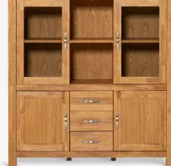 HAGEVitrine HAGE 4 portes 3 tiroirs chêne naturel-Royal Oak Sale