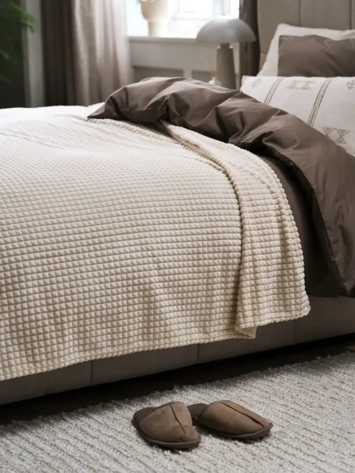 HAGTORNCouvre-lit HAGTORN 200x220 beige-JYSK Sale