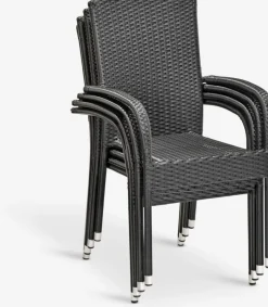 HALDBJERGChaise empilable HALDBJERG noir-JYSK Clearance