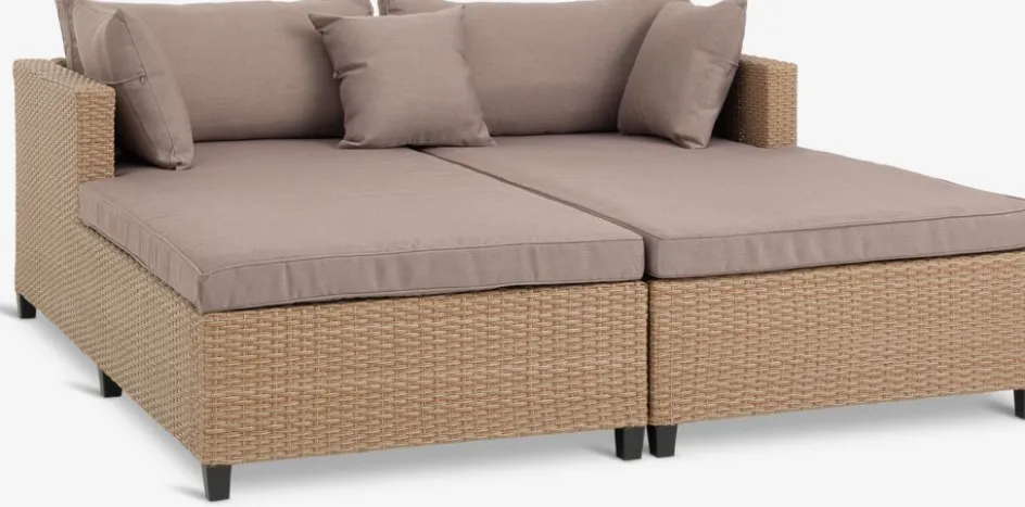 HALLINGBain de soleil HALLING l179xL187 naturel-JYSK Outlet