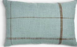 HALLONCoussin HALLON 40x60 bleu poudré/brun-JYSK