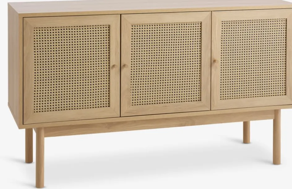 HALMSTADBuffet HALMSTAD 3 portes poly/coloris chêne chaud-JYSK