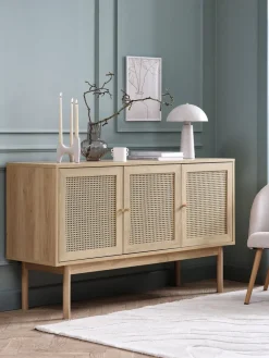 HALMSTADBuffet HALMSTAD 3 portes poly/coloris chêne chaud-JYSK