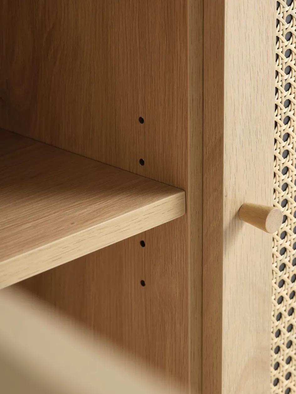 HALMSTADBuffet HALMSTAD 3 portes poly/coloris chêne chaud-JYSK