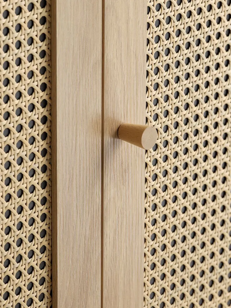 HALMSTADBuffet HALMSTAD 3 portes poly/coloris chêne chaud-JYSK