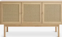 HALMSTADBuffet HALMSTAD 3 portes poly/coloris chêne chaud-JYSK