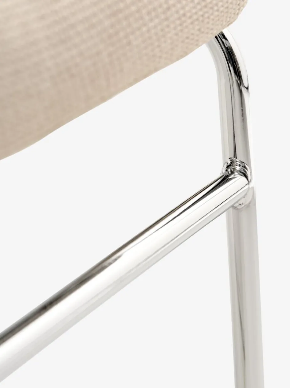 HAMMELChaise HAMMEL tissu beige/chrome-JYSK Online