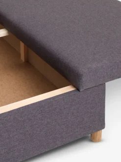 HAMPENCanapé convertible méridienne HAMPEN tissu gris/coloris chê.-JYSK Hot