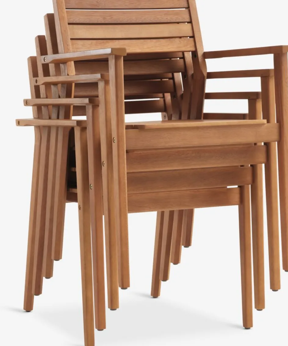 HAMRAChaise empilable HAMRA eucalyptus-JUTLANDIA Discount