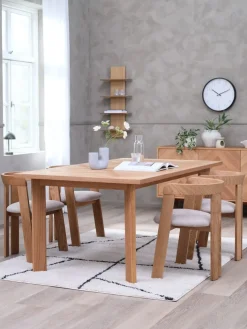 HARESKOV + BOVRUPHARESKOV L200 table coloris chêne naturel + 4 BOVRUP chaises-JYSK Sale