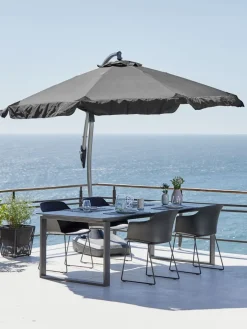 HAUGESUNDParasol déporté HAUGESUND Ø300 noir-JUTLANDIA Clearance