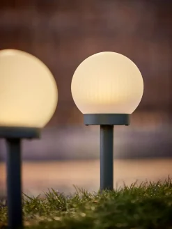 HAUKUGLELampe solaire HAUKUGLE Ø13xH37cm blanc-JYSK Hot