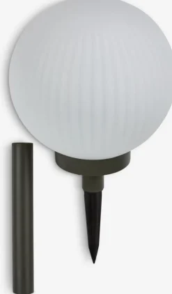 HAUKUGLELampe solaire HAUKUGLE Ø18xH46cm blanc-JYSK Discount