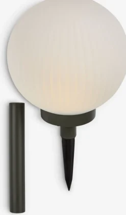 HAUKUGLELampe solaire HAUKUGLE Ø18xH46cm blanc-JYSK Discount