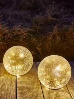 HAVSVALELampe solaire HAVSVALE Ø20xH29cm transparent-JYSK Discount