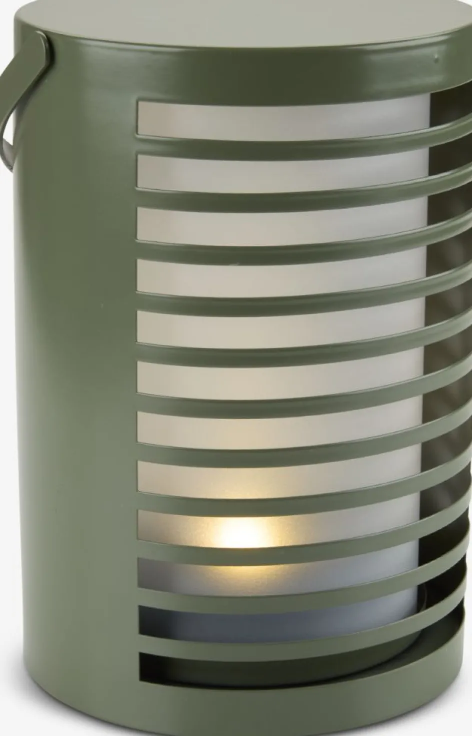 HAVTERNELampe à piles HAVTERNE Ø16xH22cm vert olive-JYSK Outlet