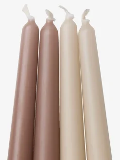 HEINOBougie HEINO H25cm beige/brun 4pcs/pqt-JYSK