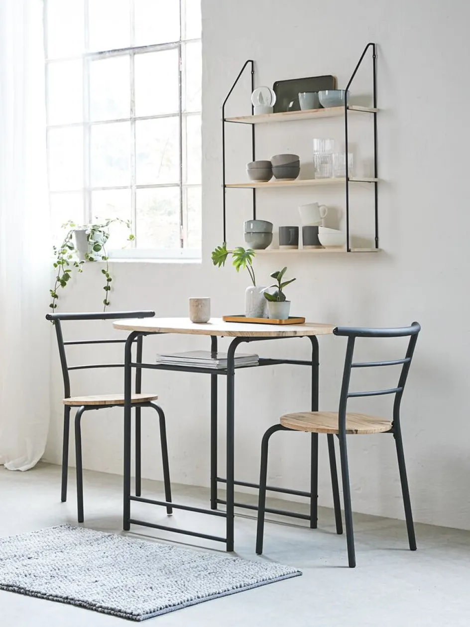 HEJLSMINDEÉtagère murale HEJLSMINDE 3 tablettes noir/naturel-JYSK Clearance