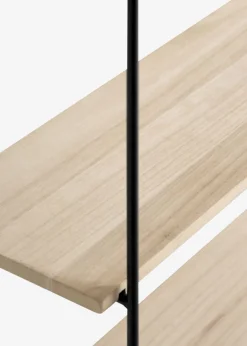 HEJLSMINDEÉtagère murale HEJLSMINDE 3 tablettes noir/naturel-JYSK Clearance