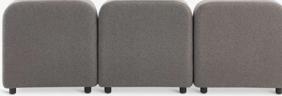 HELAGS + TANEEnsemble lounge HELAGS noir + TANE 3 personnes sable foncé-JYSK Clearance