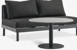 HELAGS + VOSSEnsemble lounge HELAGS noir + VOSS 2 personnes noir-JYSK Discount