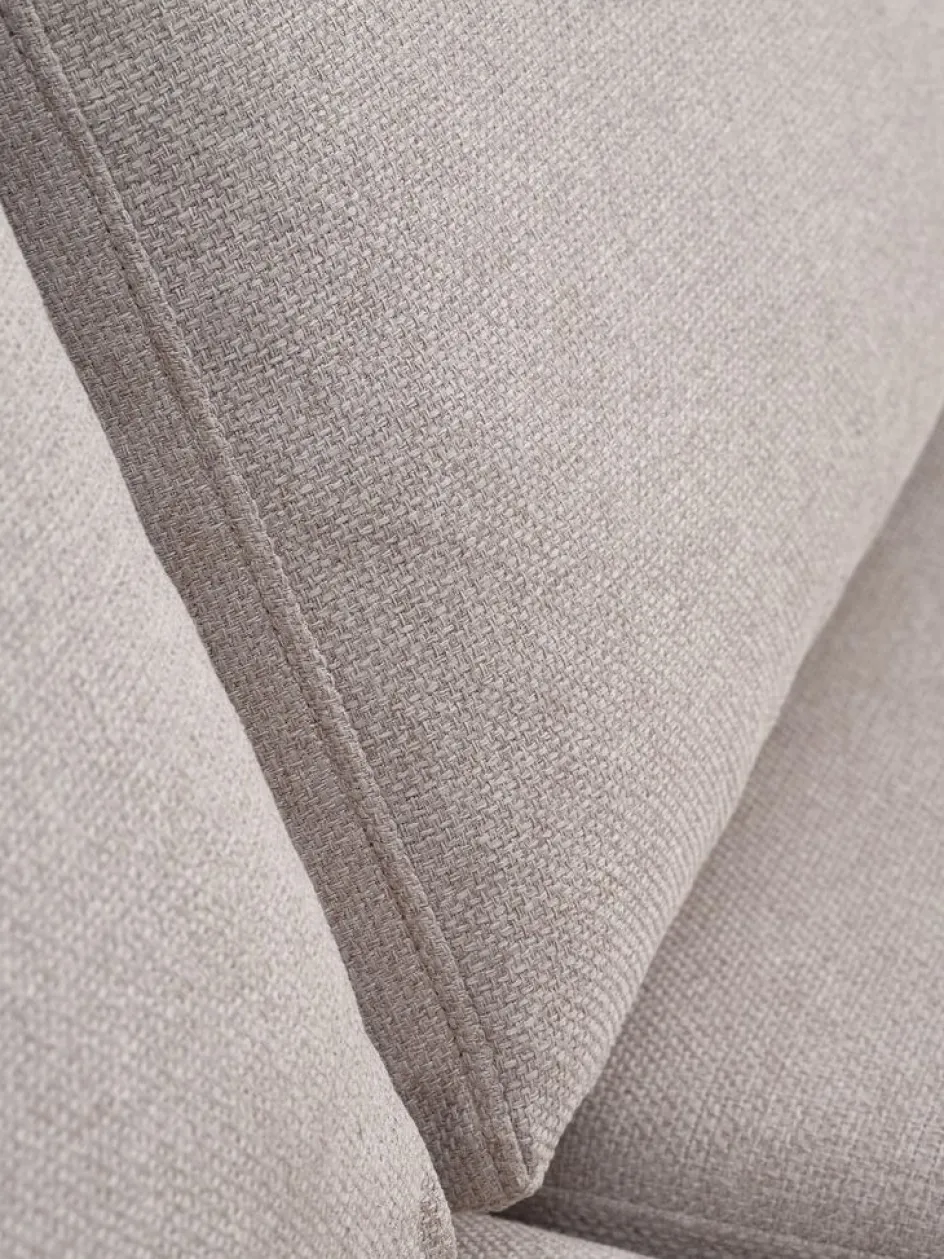 HELLERUPCanapé d'angle HELLERUP droit tissu beige/chêne-JYSK Online