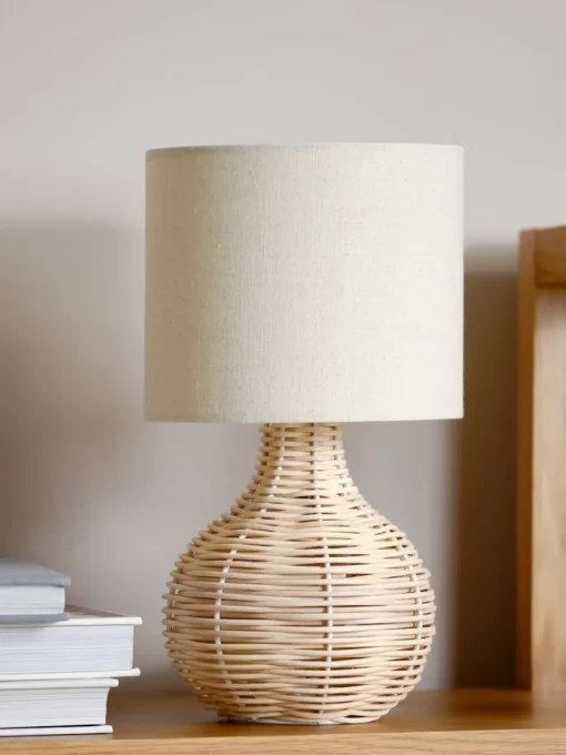 HELMERLampe de table HELMER Ø17xH32cm naturel-JYSK