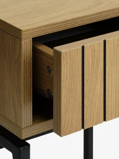 HEMDRUPTable de nuit HEMDRUP 1 tiroir coloris chêne chaud/noir-JYSK Clearance