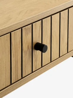 HEMDRUPTable de nuit HEMDRUP 1 tiroir coloris chêne chaud/noir-JYSK Clearance