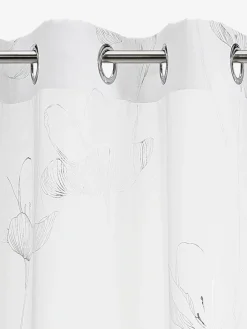 HESSARideau HESSA 1x140x300 argenté/blanc-JYSK Best