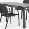 HESTEHAVE + GLOMFJORDHESTEHAVE L205/275 table + 4 GLOMFJORD chaises noir-JUTLANDIA Hot