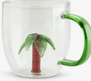 HILMERTasse HILMER Ø8xH9cm 32cl verre a/palmier-JYSK Best